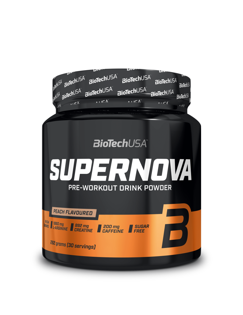 Biotech USA Supernova Peach Pre-Workout 282g - Køb nu!
