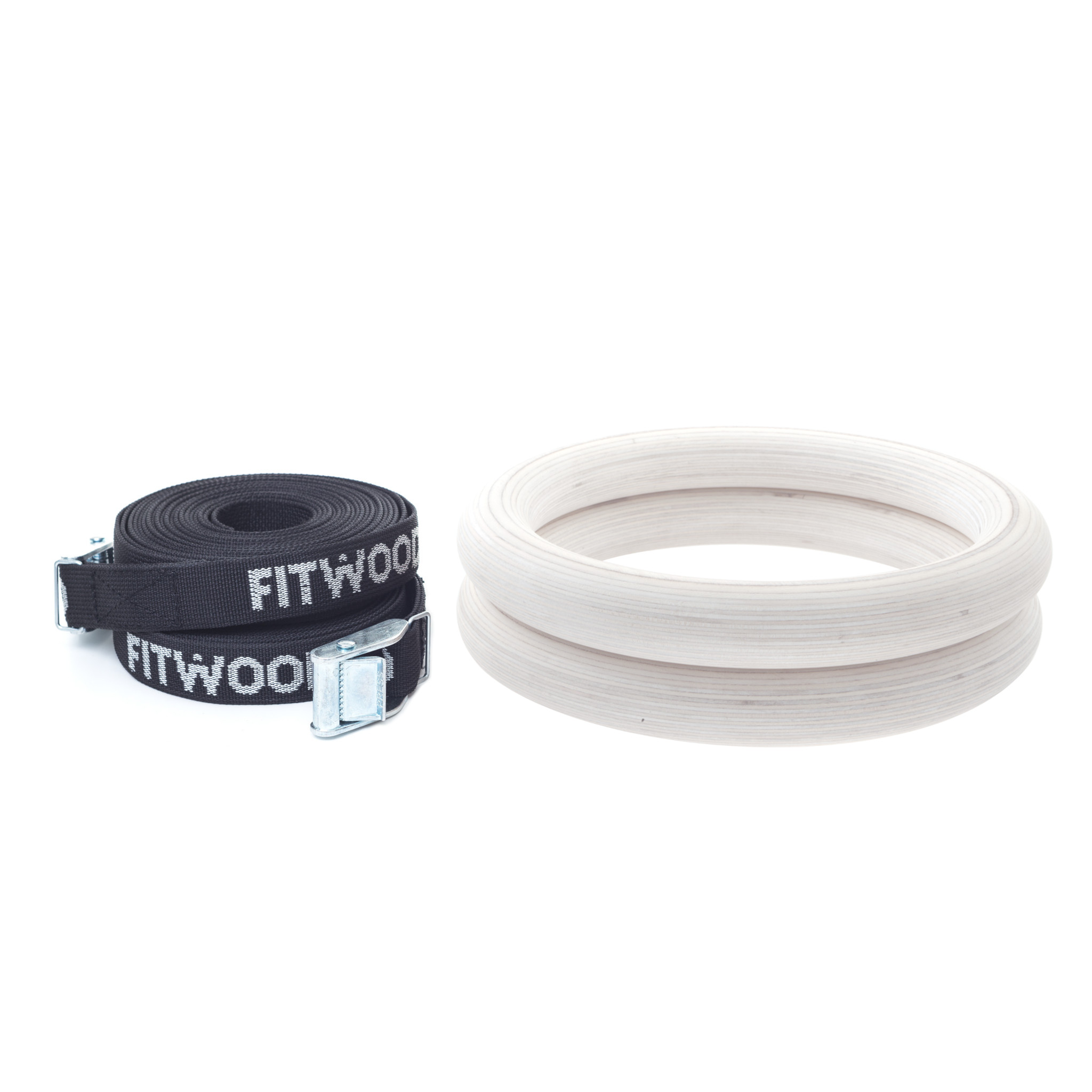 Fitwood Ulpu Gymnastikringe 28mm med Sort Strop - Træning!