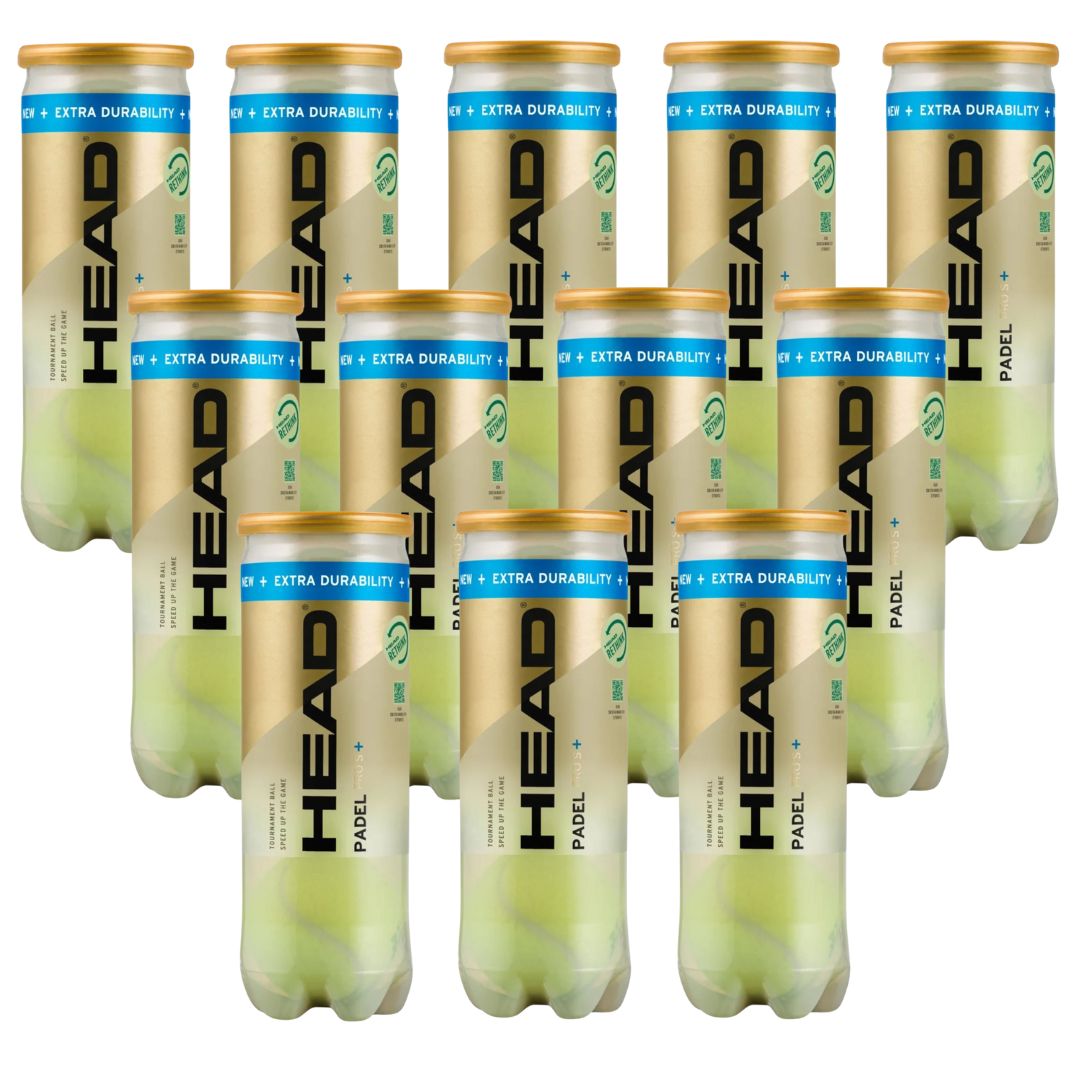12 Rør Head Padel Pro S - Skarpt Tilbud på Padelbolde