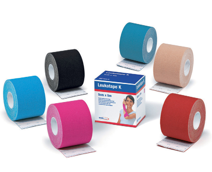 BSN Kinesiologi Tape 5 cm x 5 m – Rød til træning og restitution