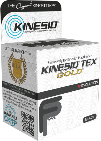 Kinesio Tex Gold Fp Sort Tape 5cm x 5m – Træningstilbud!