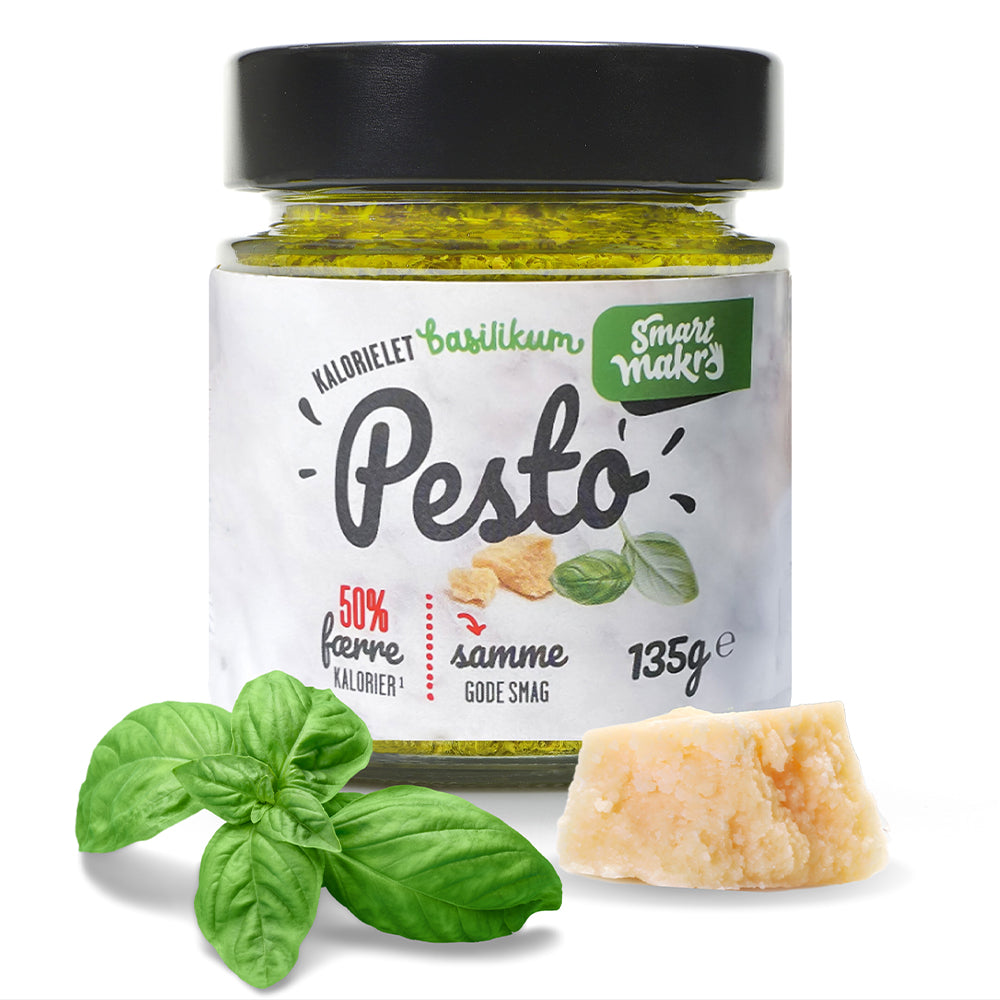 Smart Makro Kalorielet Basilikumpesto 135g - Intens Smag