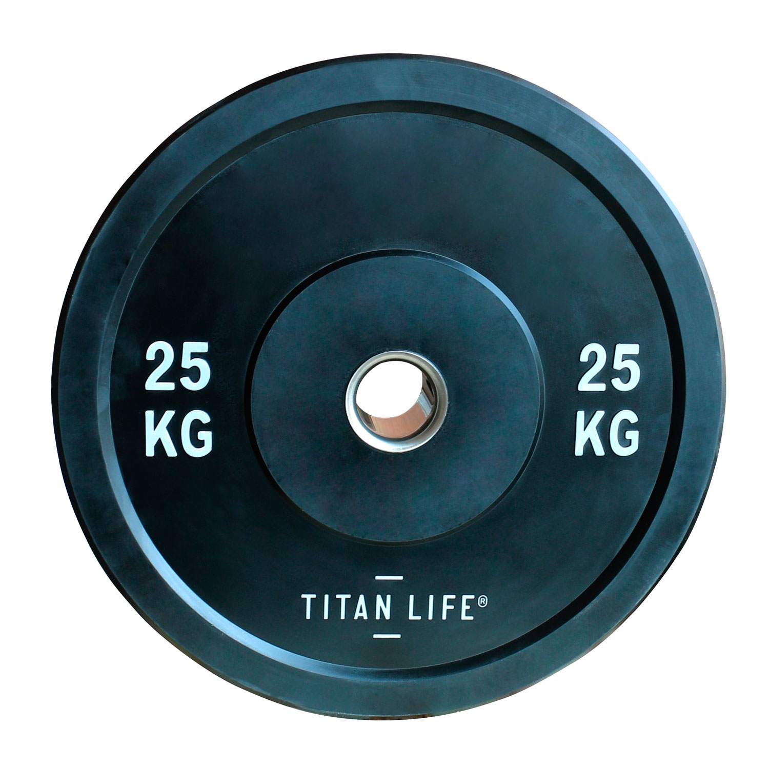 Titan Life 25kg Gummivægtskive - Kvalitet til Træning