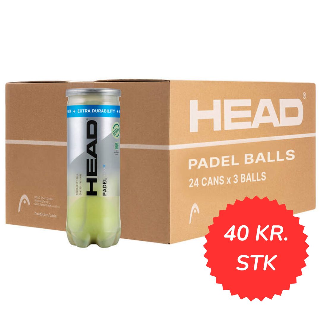 1 Kasse Head Padel Pro Padelbolde - 24 Rør Tilbud!