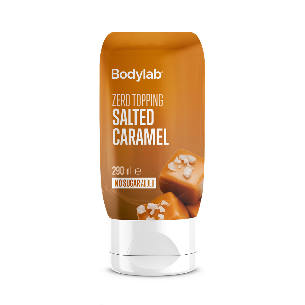 Bodylab Zero Topping Saltet Karamel 290ml – Kaloriefri Nydelse!