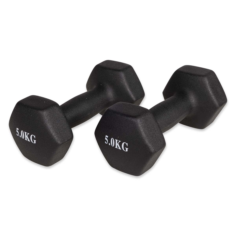 Asg Neoprene Håndvægte 2 x 5 kg Sæt