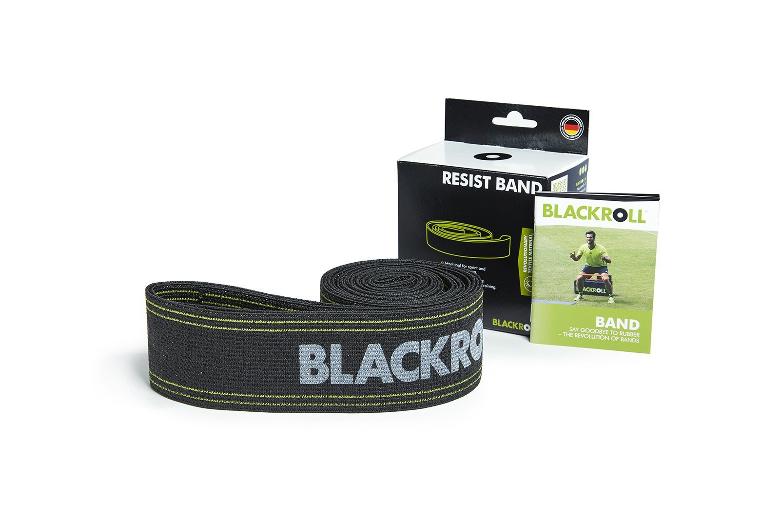 Sort Træningselastik – Blackroll Resist Band til Styrketræning