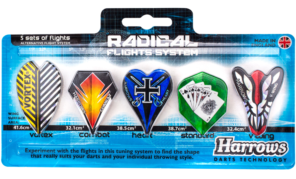 Harrows Flight Radical Dart Flyvejusteringssæt – Forbedr dit spil!