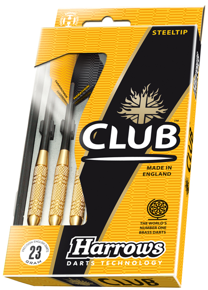 Harrows Club Messing Steeltip Dartpile 19g - Præcise kast!