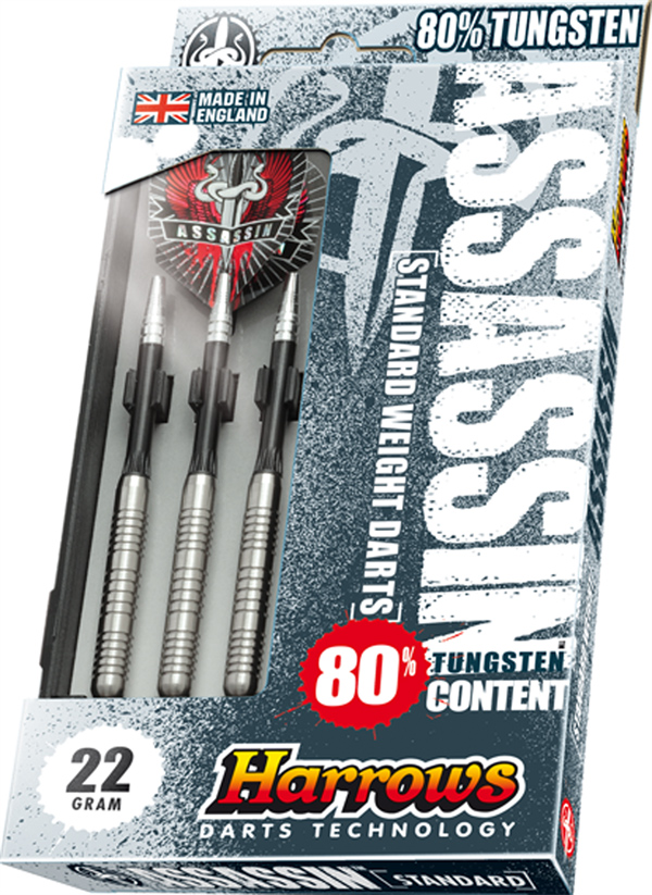 Harrows Assassin 80 Tungsten Dartpile - Præcision og Kontrol!