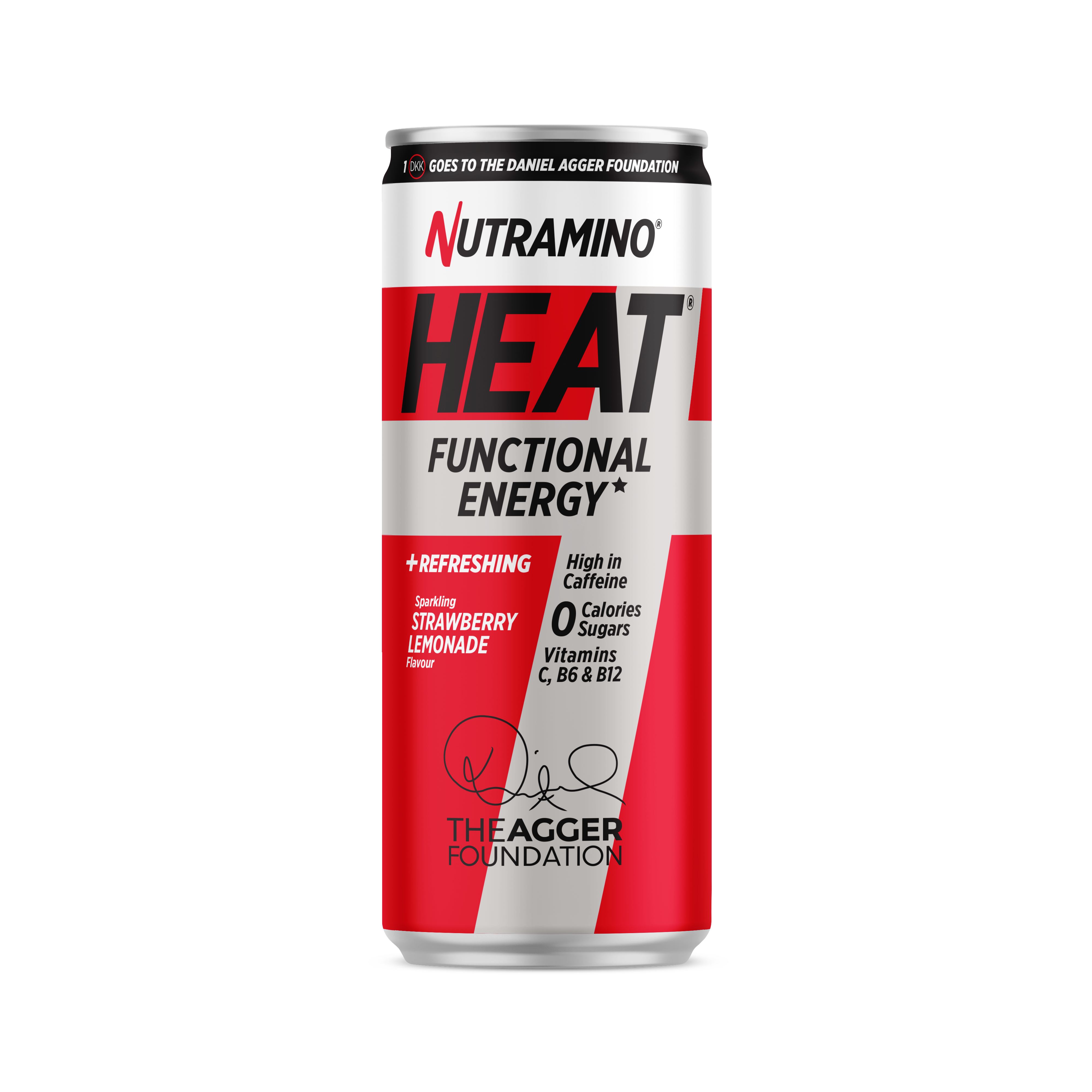 Nutramino Heat 330ml - Jordbær Lemonade Edition