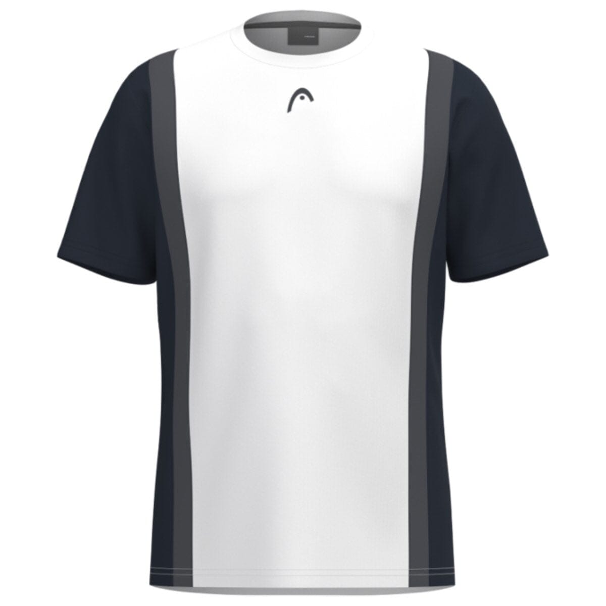 Head Club 25 Tech T-shirt i Navy og Hvid - Komfortabel Træning