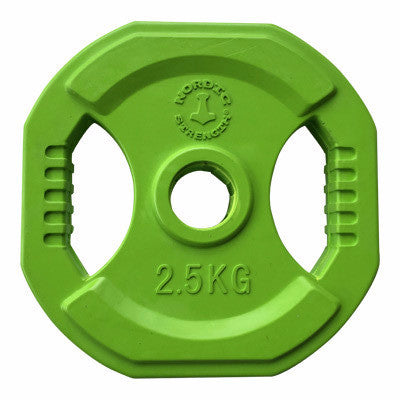Grøn Vægtskiver 2 x 2,5 Kg - Nordic Strength Tilbud!