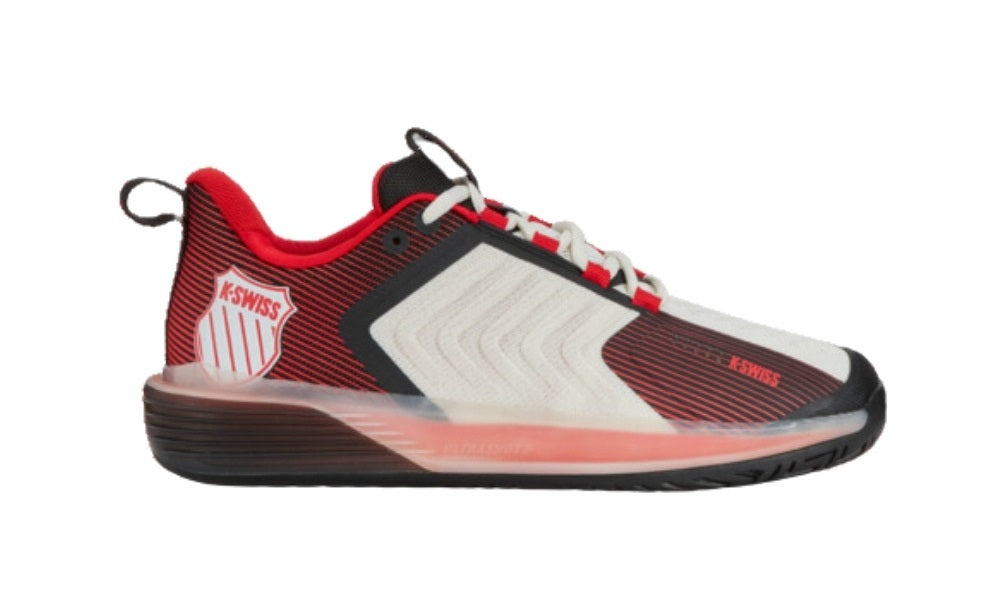 K Swiss Ultrashot 3 Hvid/Rød Tennis Sko 41