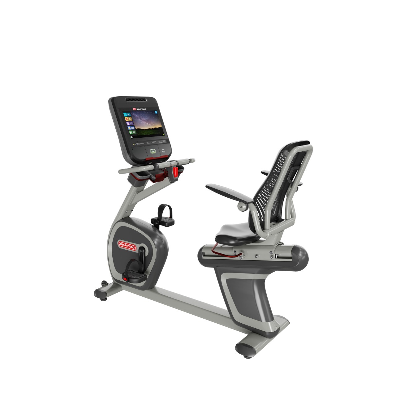 Star Trac 8 Series Siddecykel med LCD-skærm og Bluetooth