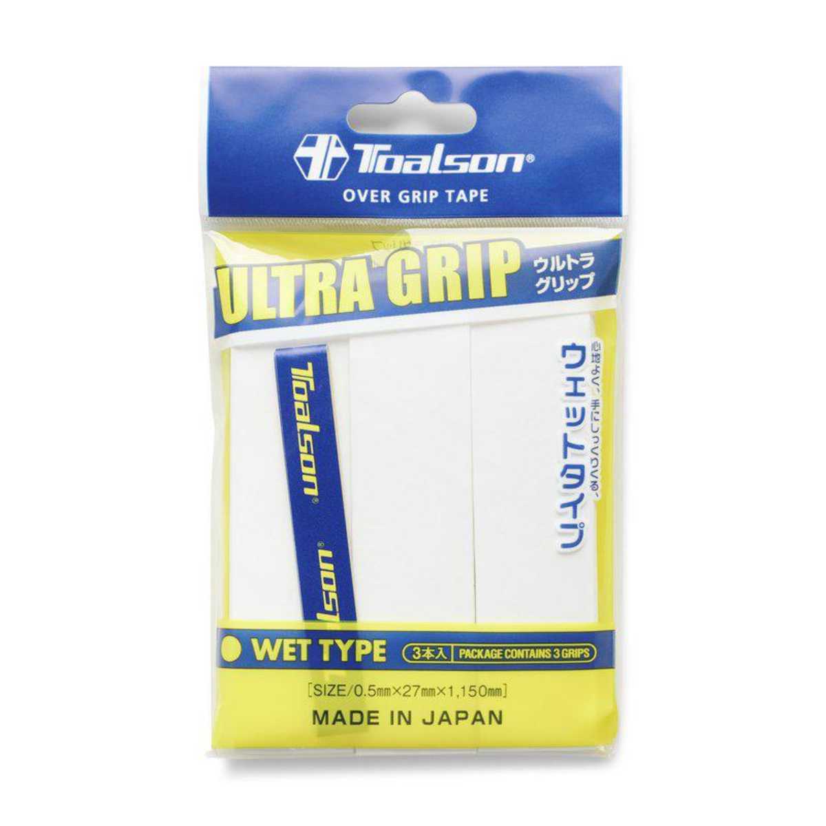Toalson Ultra Grip 3-pak - Hvid Padelgreb Tilbud