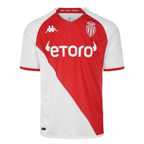 As Monaco Hjemme Trøje 2022/23 - Rød, Hurtig Levering!