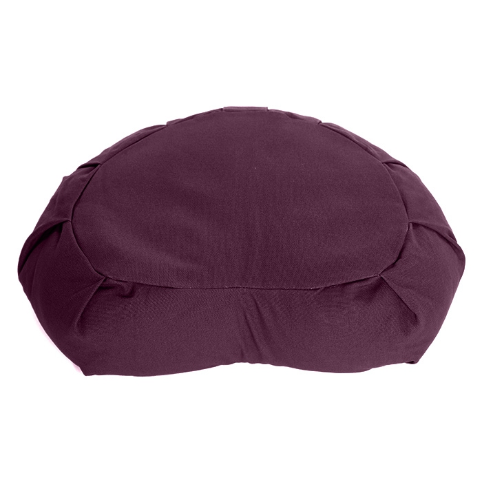 Zafu Meditationspude Asana 1 2 Måne Blomme