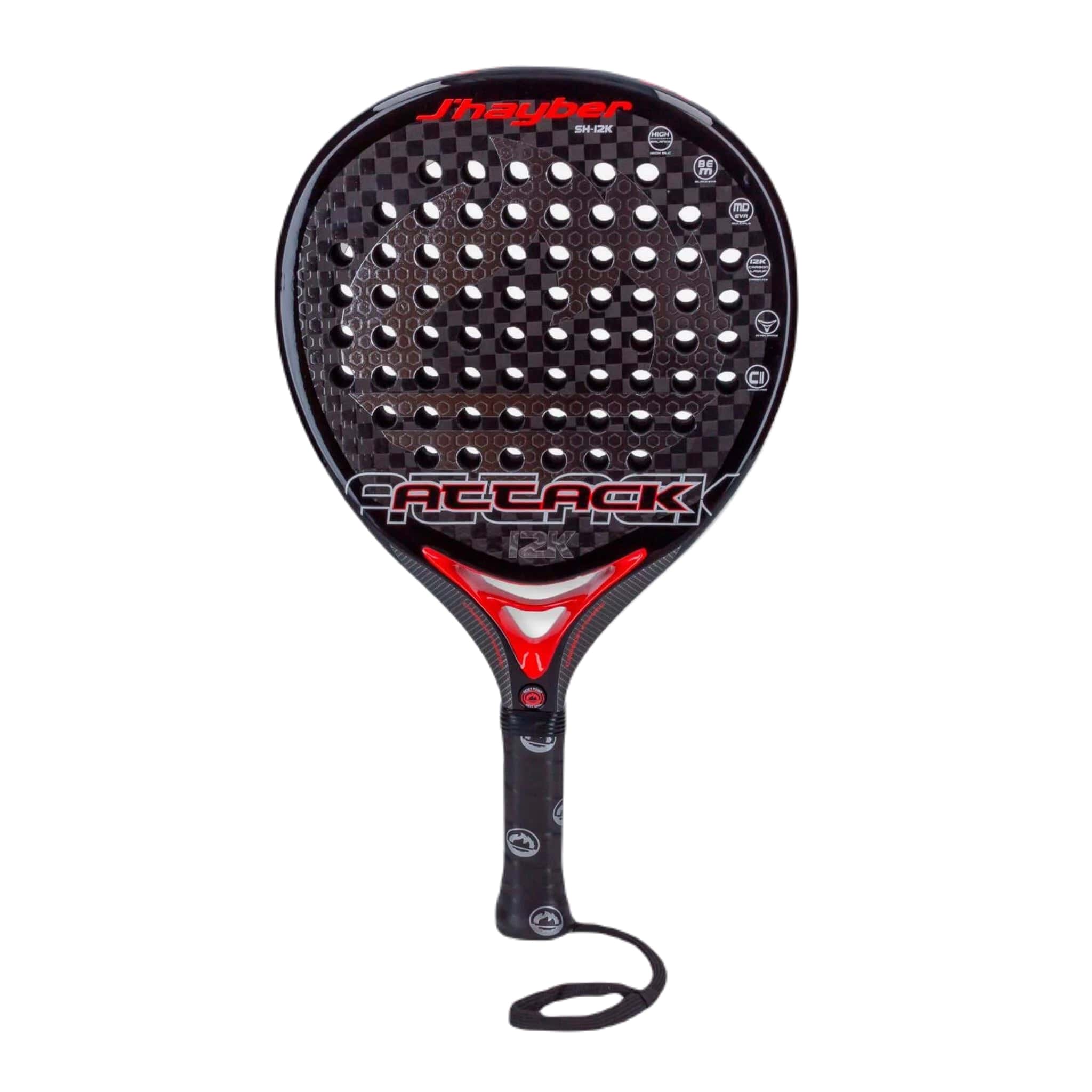 J Hayber Attack 12k Padelbat - Højtydende Ketcher