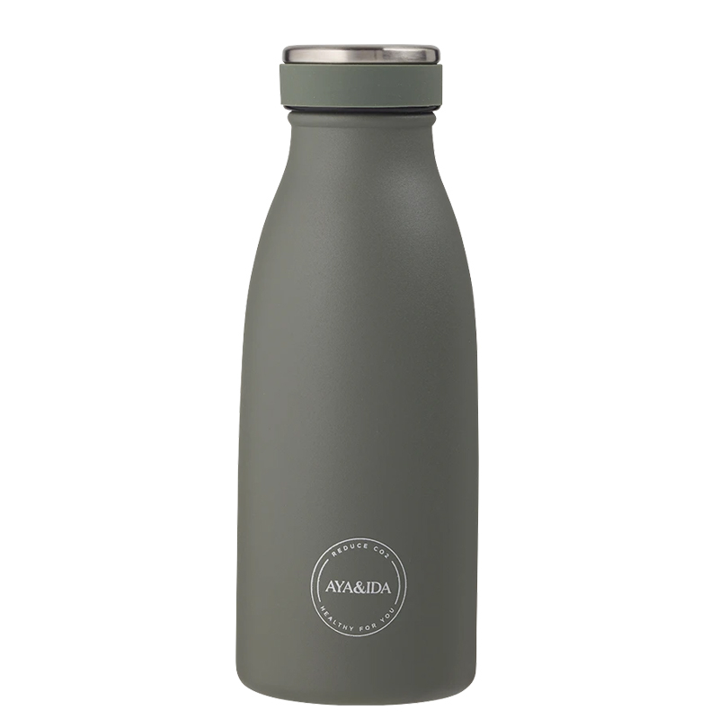 Aya Amp Ida Drikkeflaske 350 ml - Tropisk Grøn