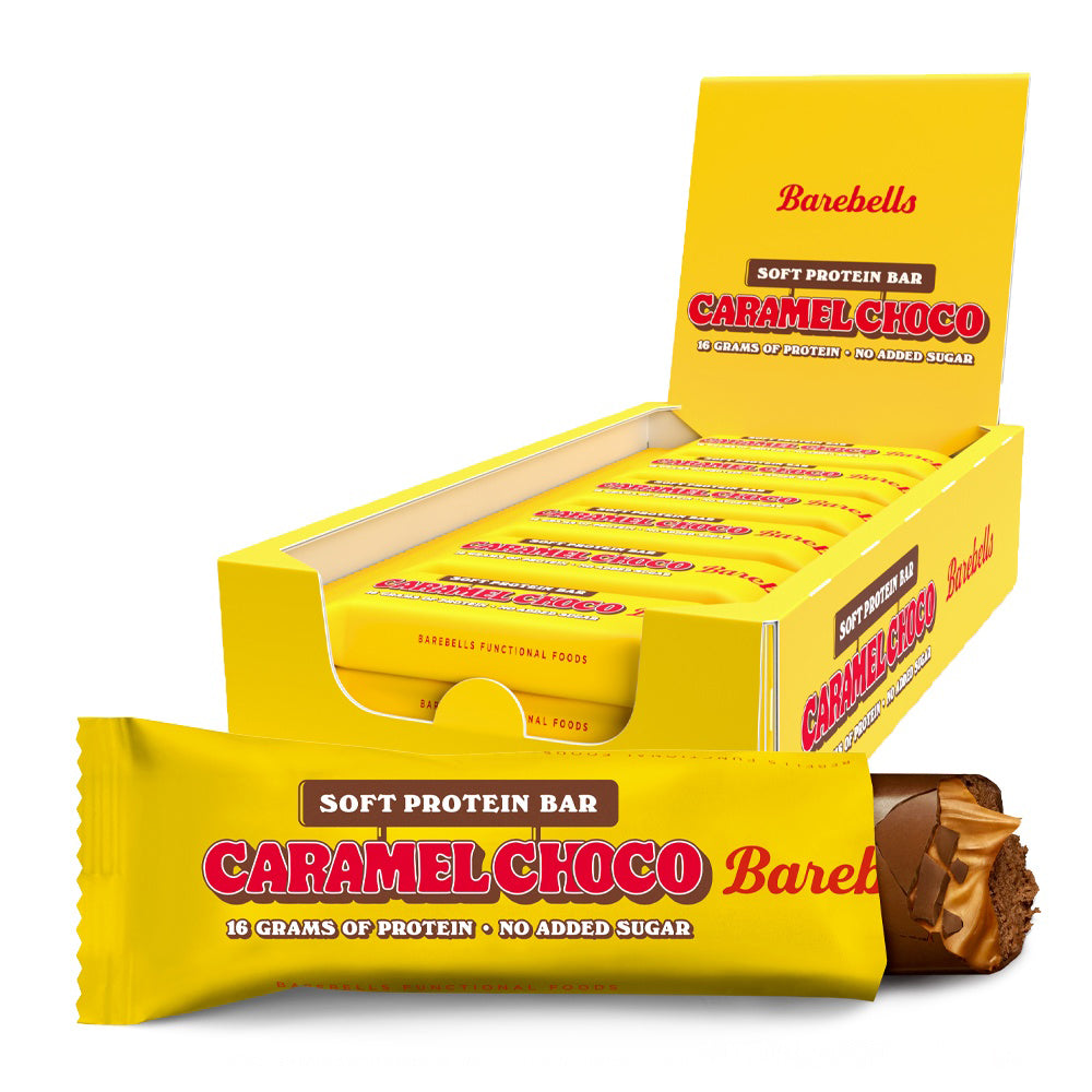 Barebells Blød Proteinbar Karamel Chokolade 12x55g