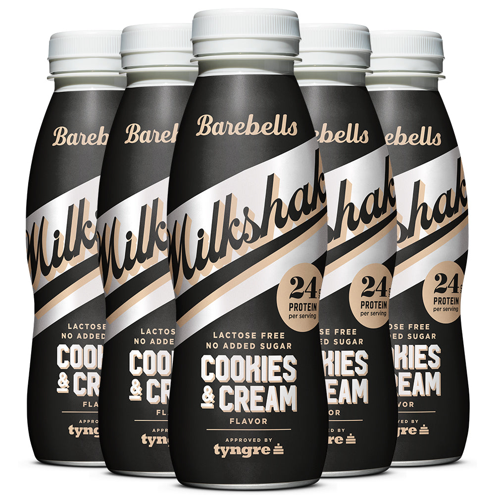 Barebells Milkshake Cookies Cream 5x330ml - Lækker Drik