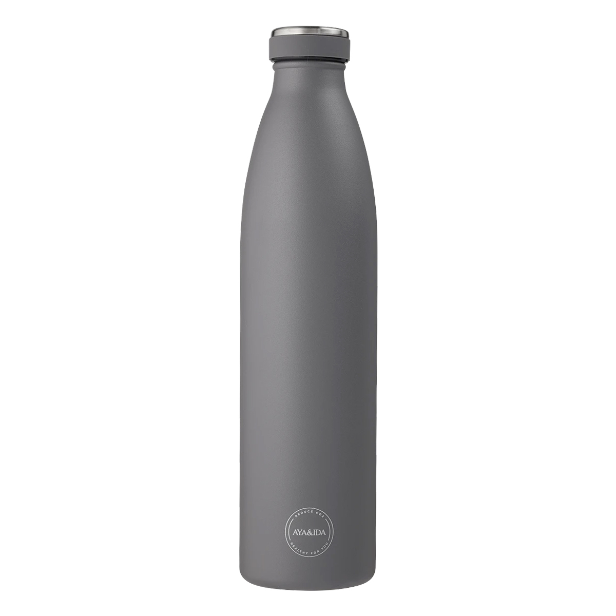Aya Amp Ida Drikkeflaske 1000 ml Mørkegrå