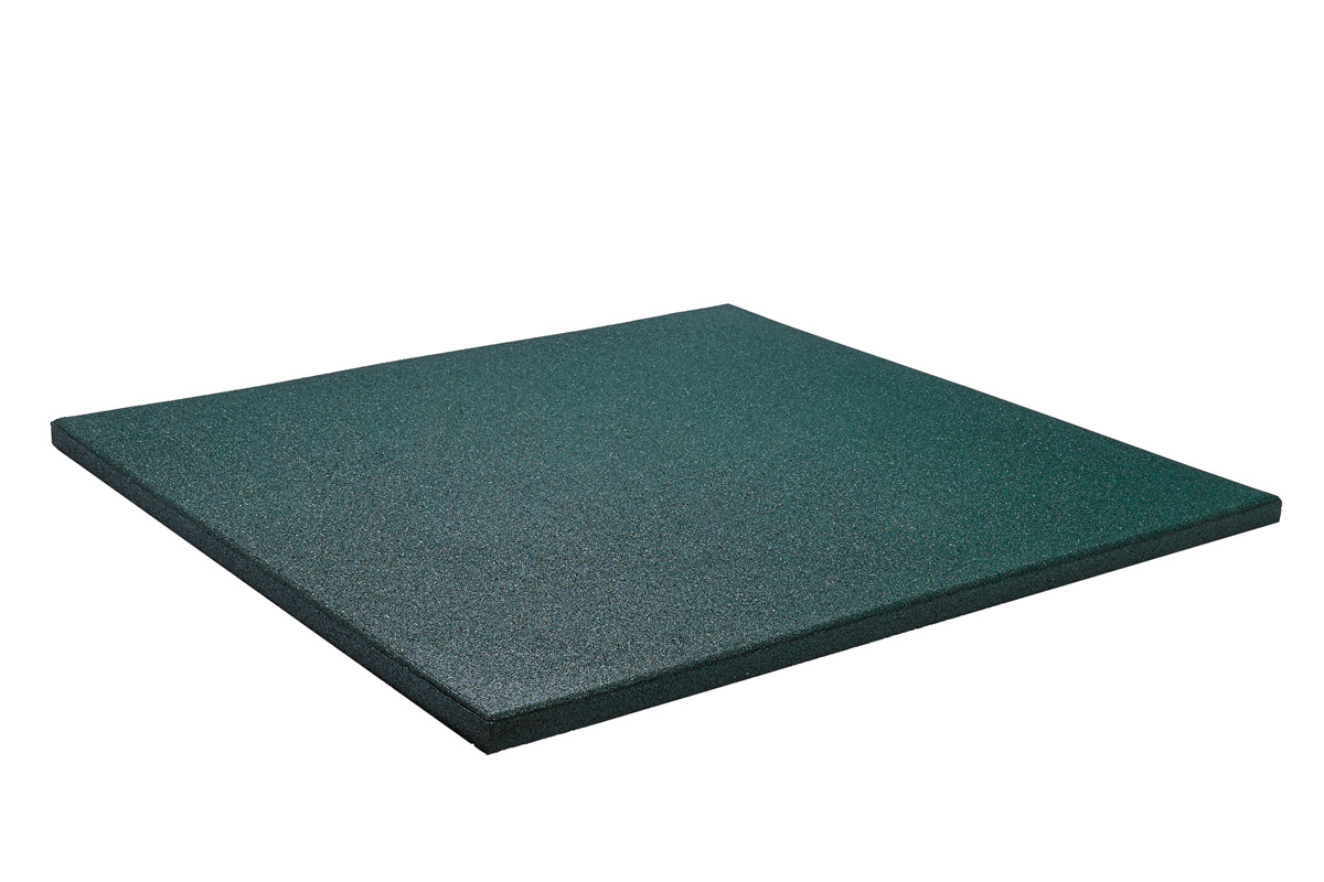 Granuflex Gummiflise til Vægtløftning - Grøn 1000x1000mm