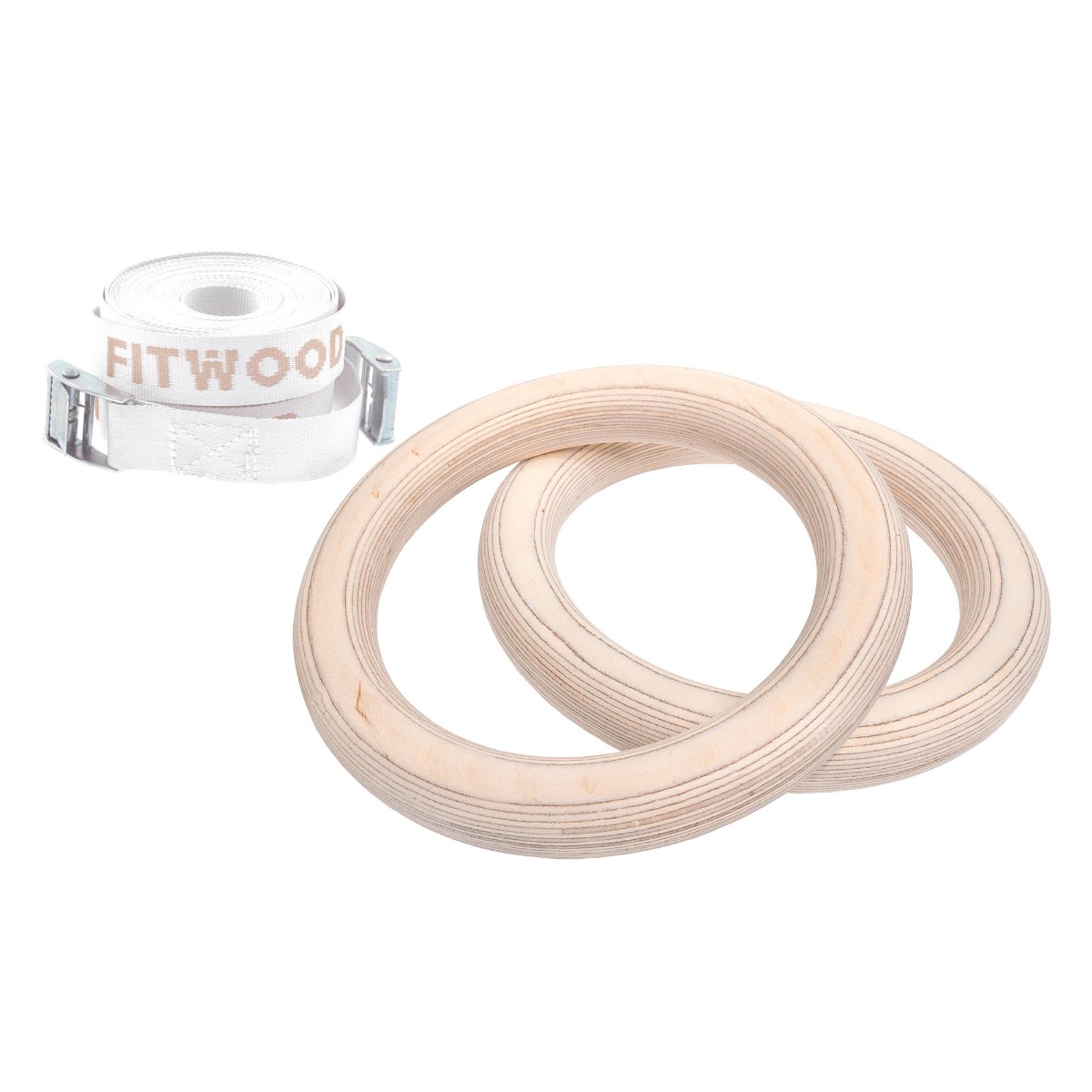 Fitwood Ulpu Mini Gymnastikringe 28mm Hvid – Sjov træning!