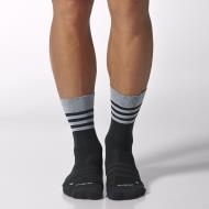 Adidas Crew Sko Sokker - Sort 37-39