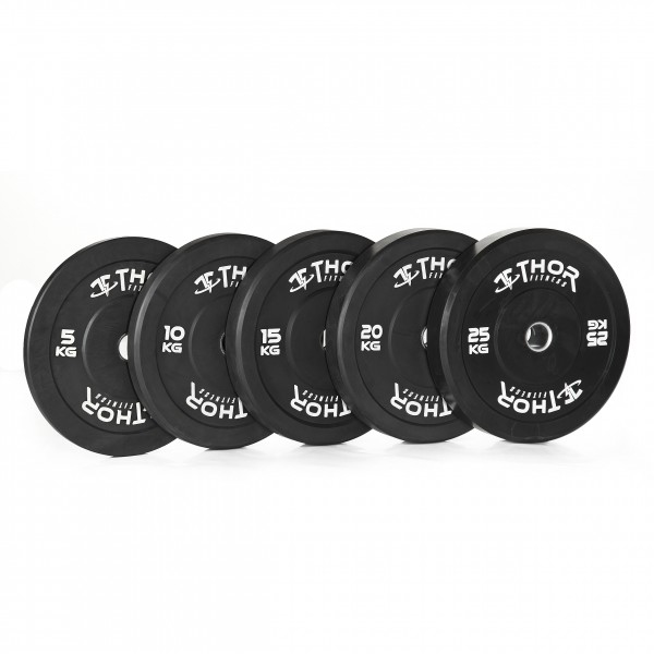 Thor Fitness 25kg Bumper Vægtskiver – Træningsmusthave!