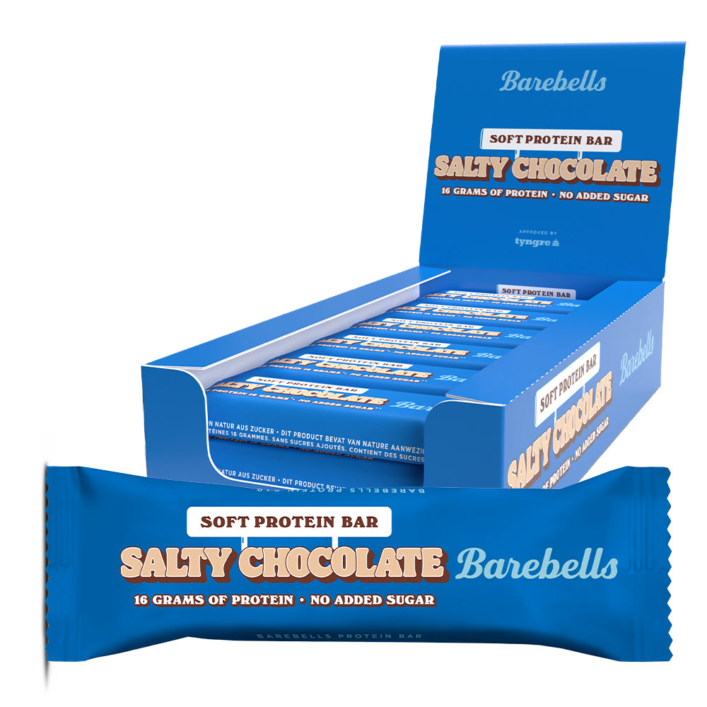Barebells Blød Proteinbar Salty Chokolade 12x55g