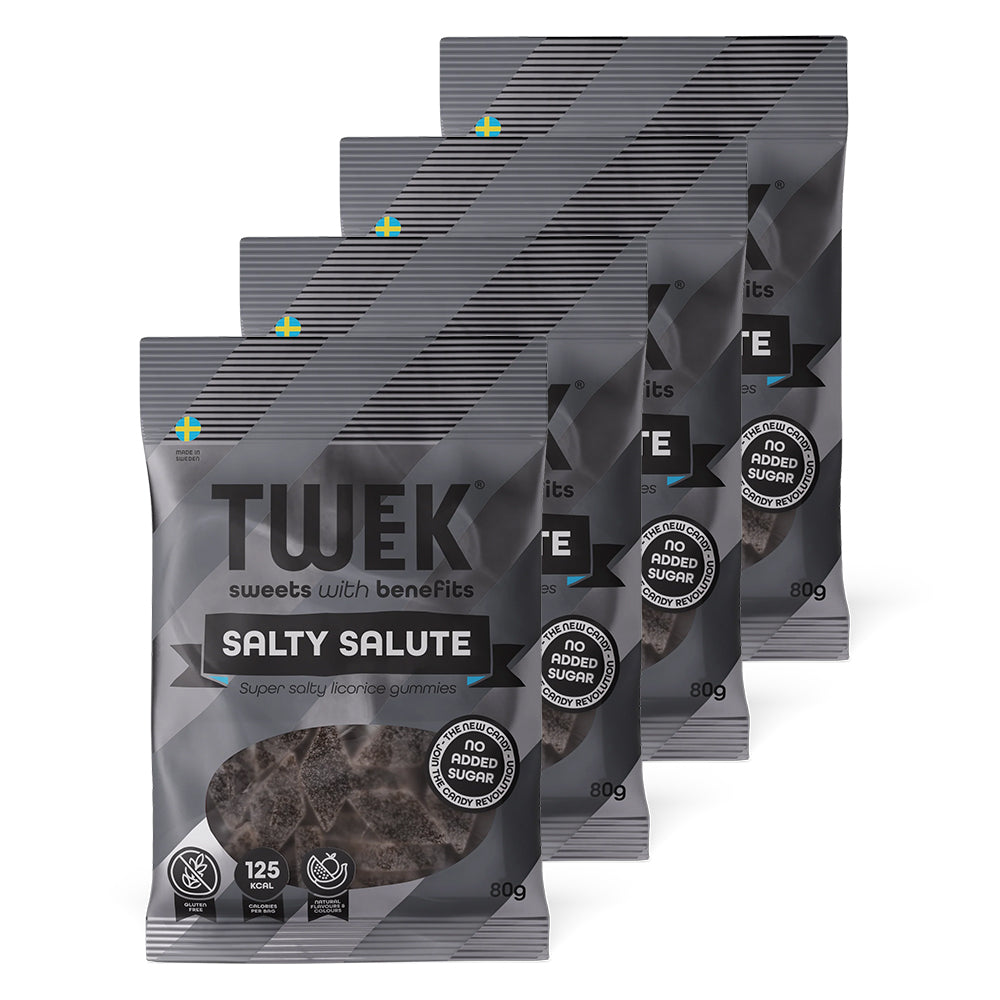 Tweek Candy - Salty Salute 4x80g Slik Chips Tilbud
