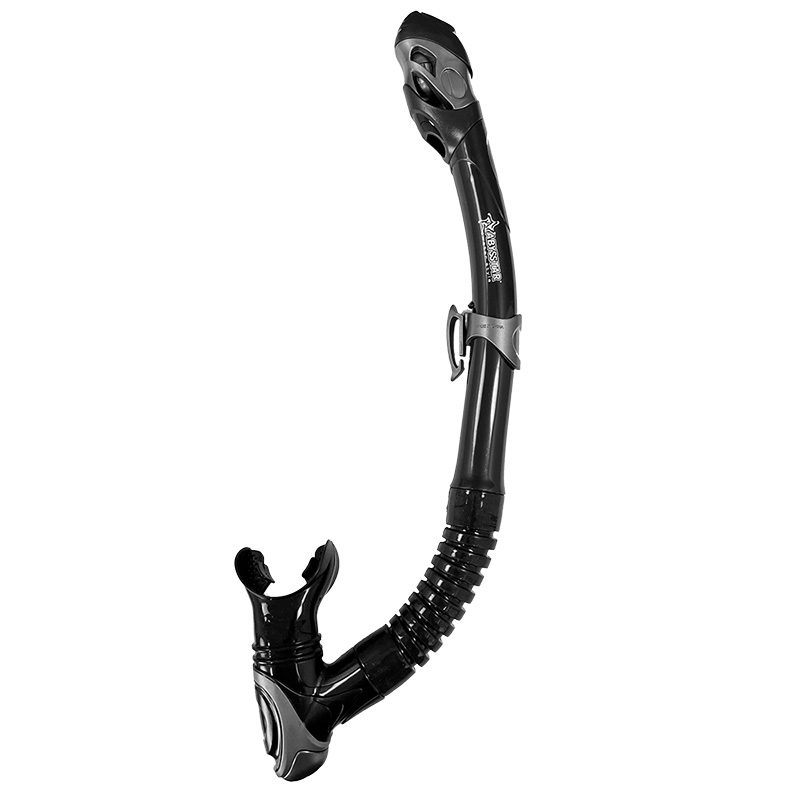 Abysstar Snorkel Tekno Dry i Sort