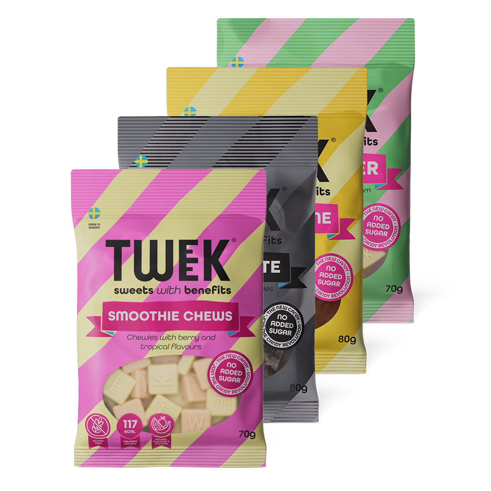 Tweek Candy - Velsmagende Slik Chips til Fitness