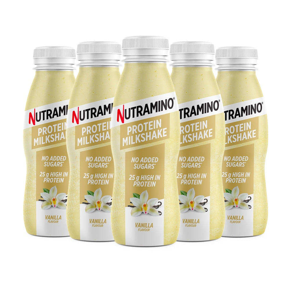 Nutramino Protein Milkshake Vanilje 5x330ml - Fitnessdrik