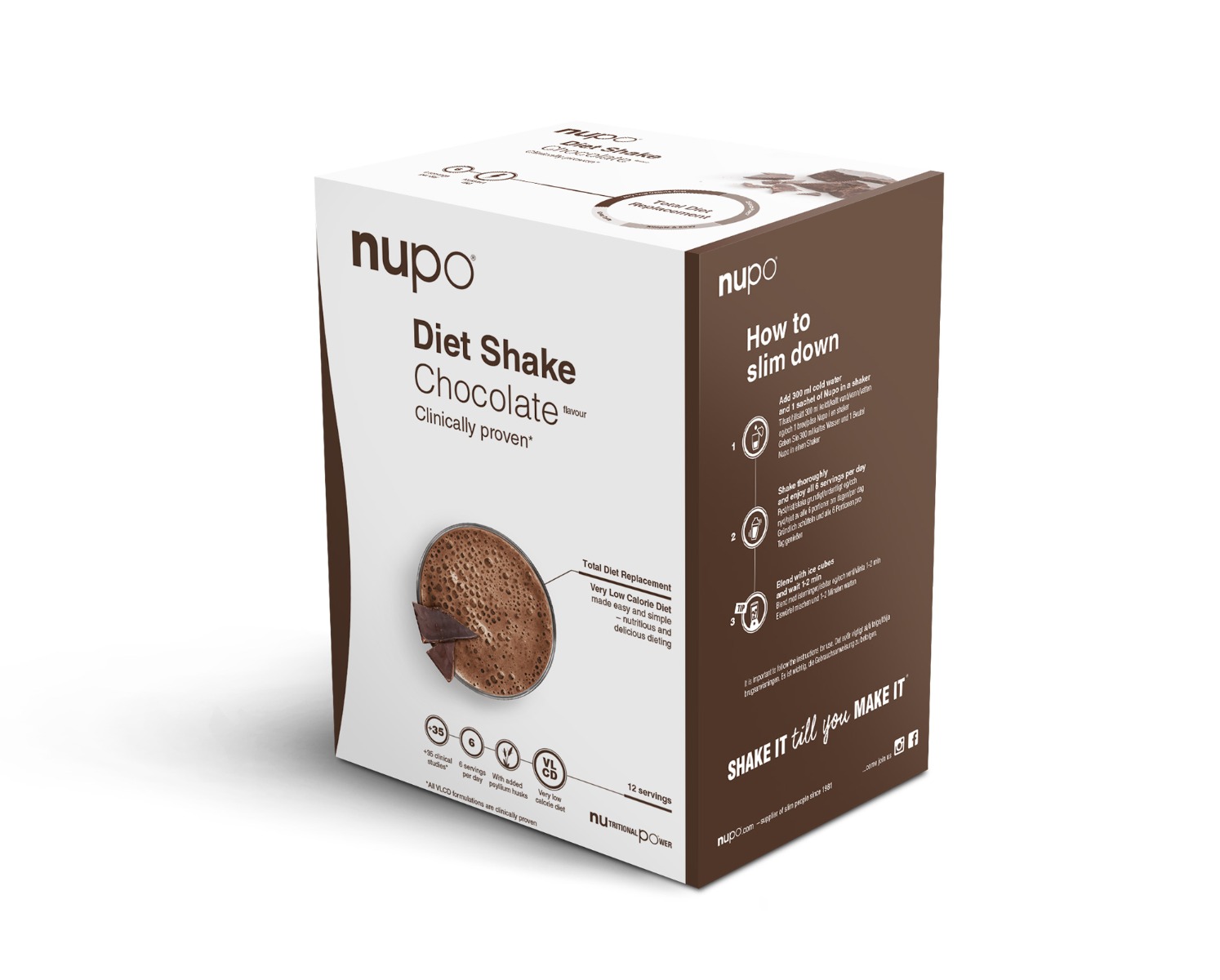 Nupo Chokolade Diet Shake – Ideel til vægttab!