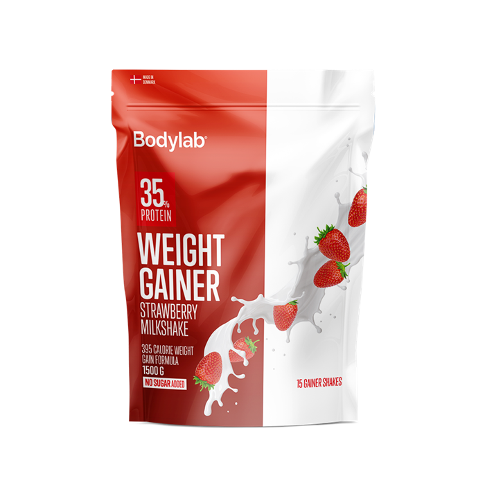 Bodylab Vægtforøger Jordbær Milkshake 1,5 kg – Energi Boost!