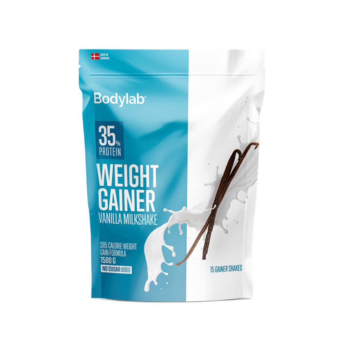 Bodylab Vægtøgning Vaniljemilkshake 1,5 kg - Træningsboost!