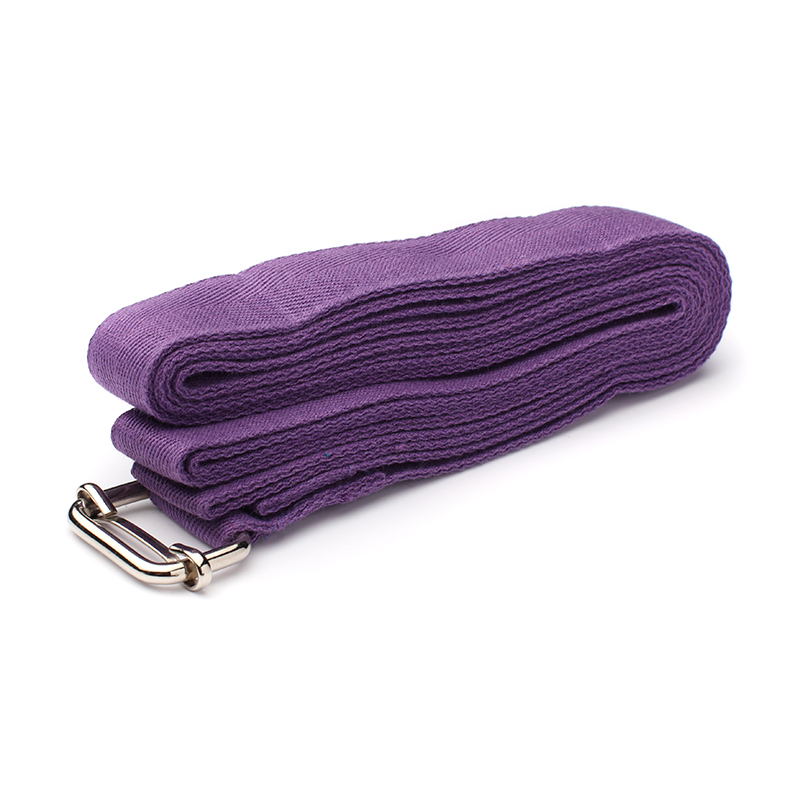 Økologisk Pune Yogabælte i Lilla 250x2,7 cm