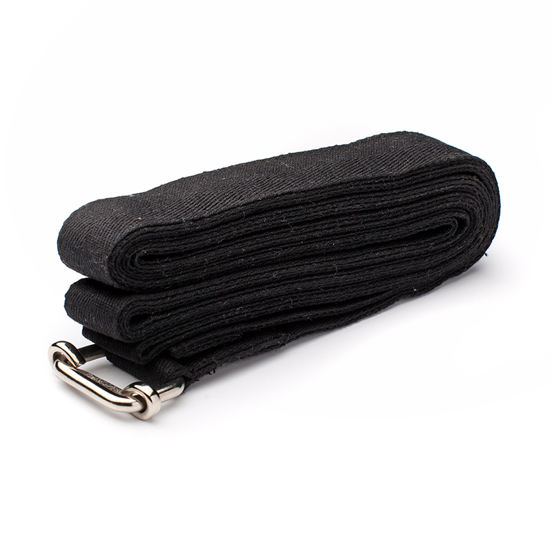 Asana Økologisk Pune Yogabælte Sort 250x2,7 cm