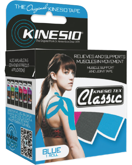 Kinesio Tape Classic Blå 5cm x 4m – Optimal træningsstøtte!
