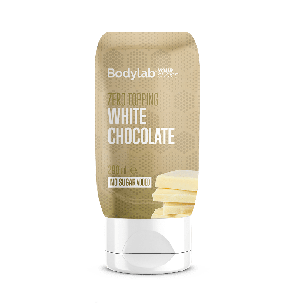 Bodylab Zero Topping Hvid Chokolade 290ml - Kaloriefri Nydelse