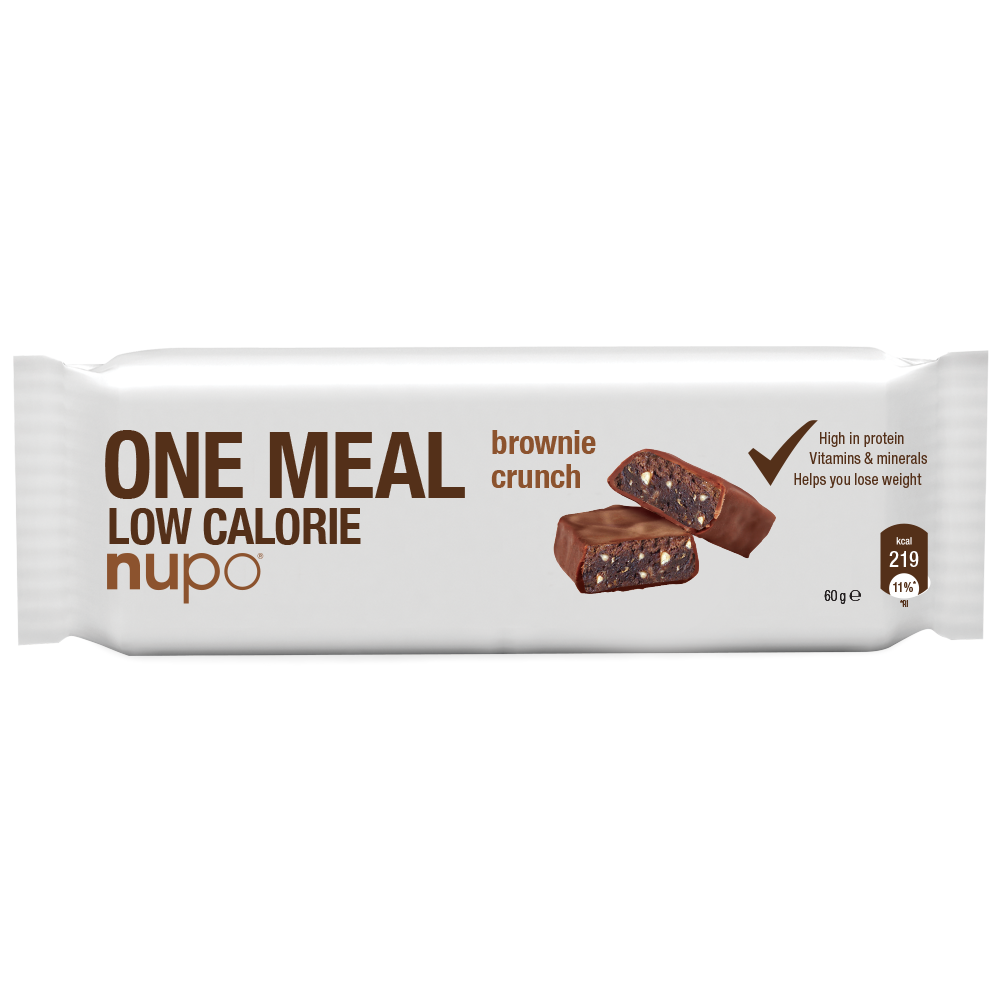 Nupo One Måltidsbar Brownie Crunch – Sund Træningssnack!