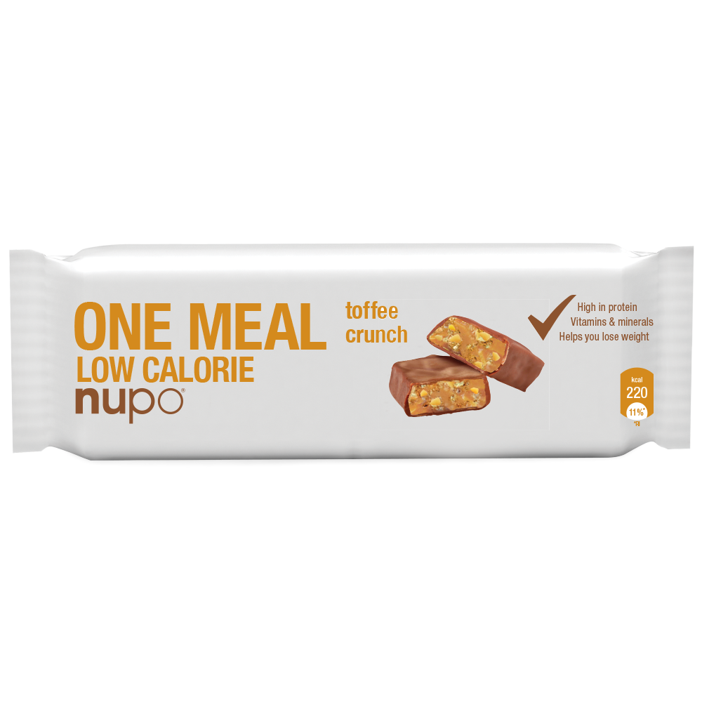 Nupo Toffee Crunch Måltidsbar - Energi til træningen!