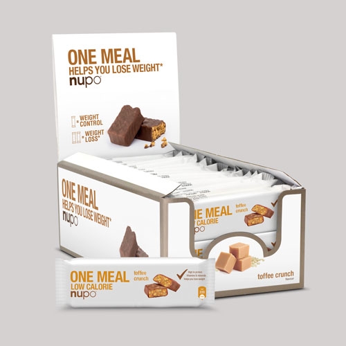 Nupo One Måltidsbar Toffee Crunch – Sund Snack Tilbud!