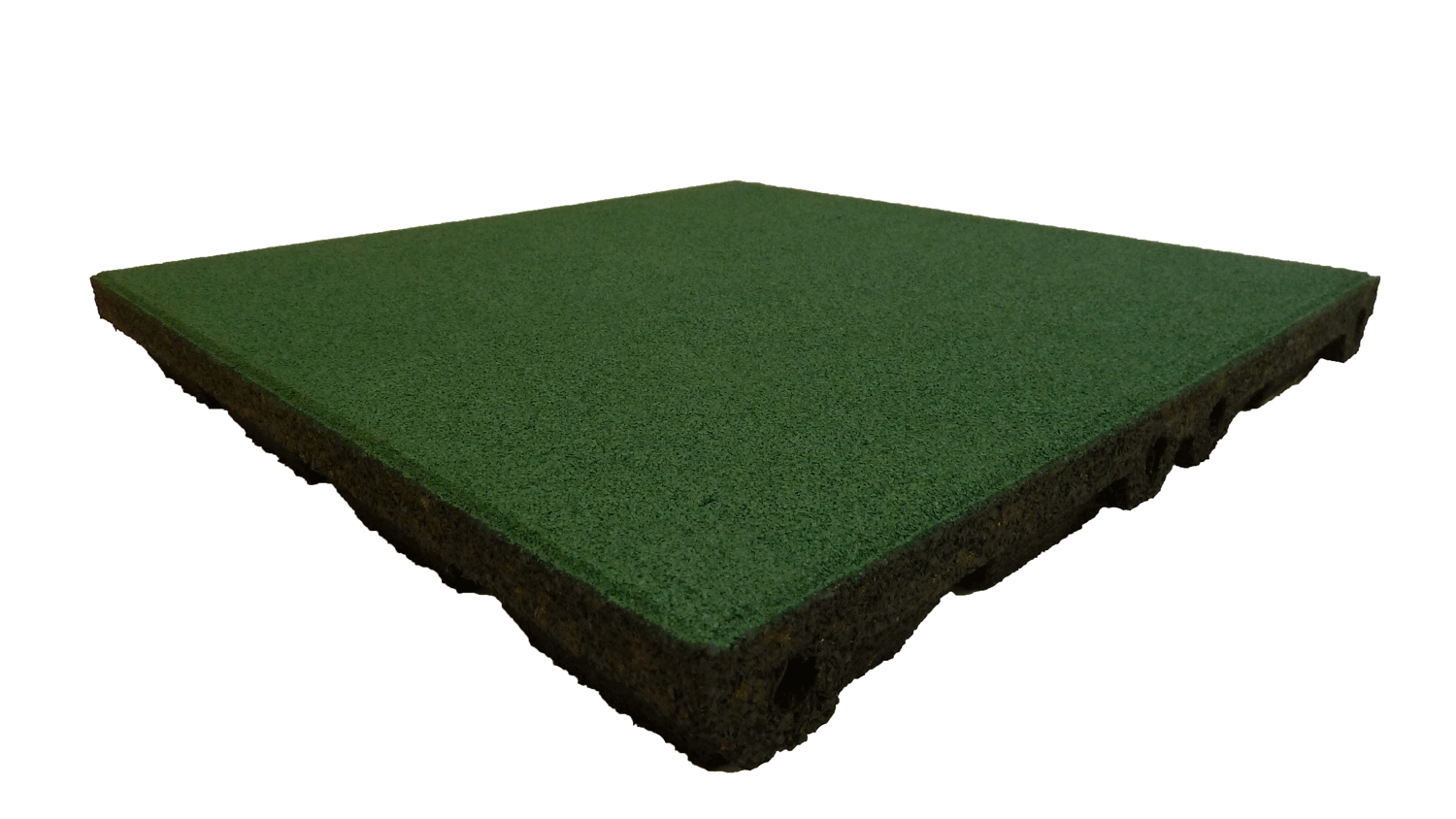 Ergoplay Gummifliser 500x500 mm Grøn - Sikker Leg Tilbud!