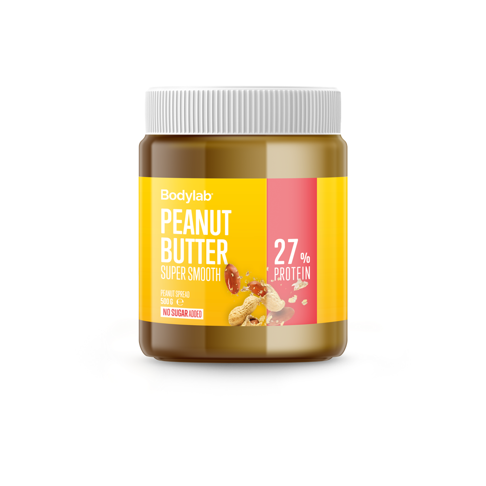 Bodylab Super Smooth Peanutbutter 500g – Perfekt til træning!