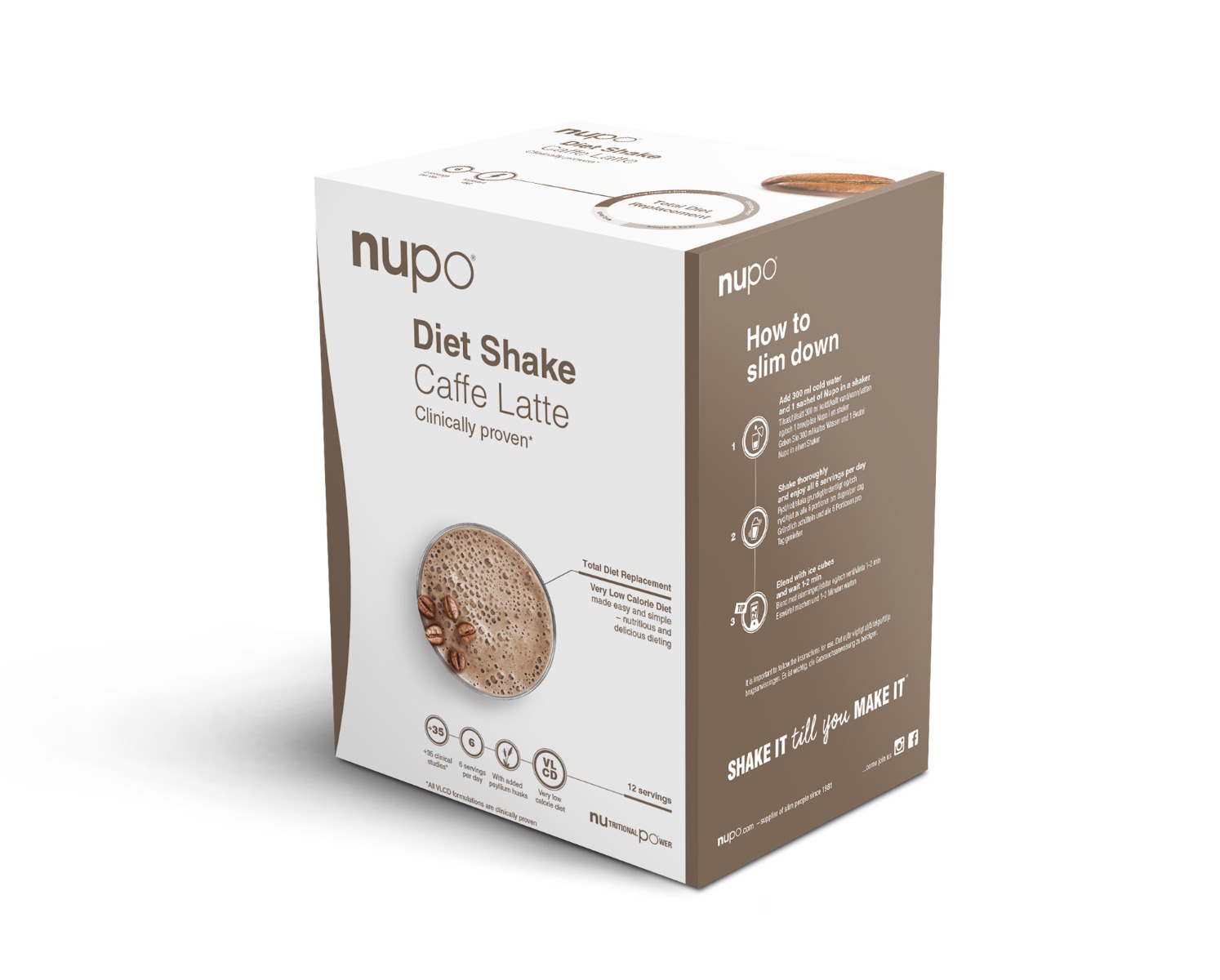Nupo Diet Shake Café Latte – Sund måltidserstatning til dig!