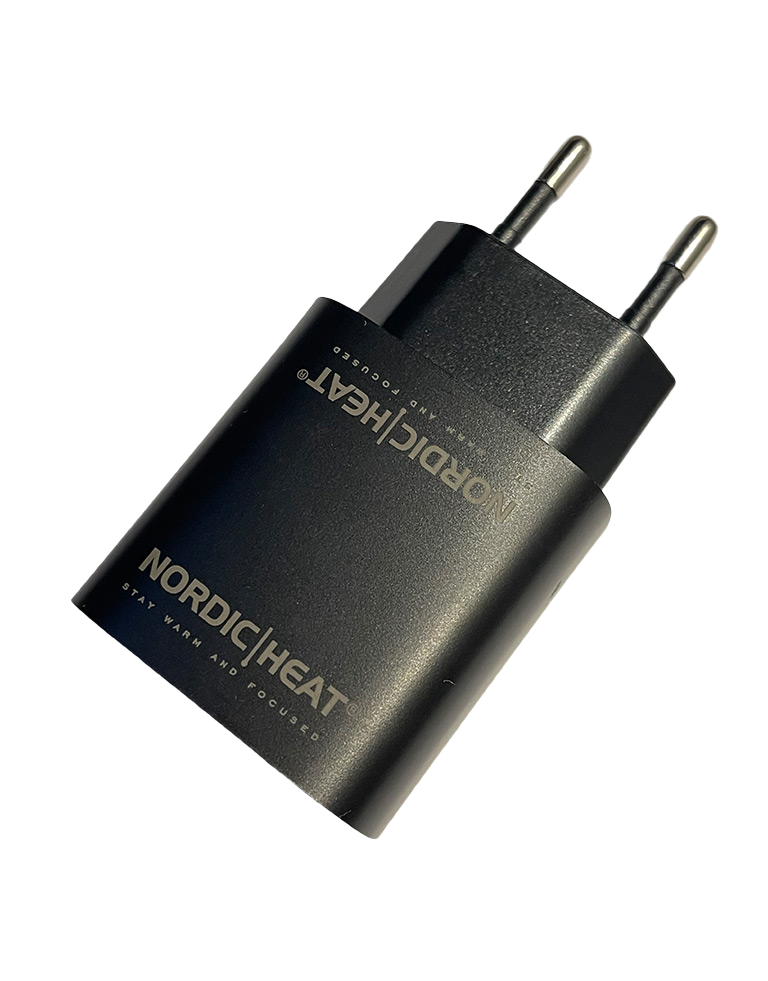 Nordic Heat USB Lader til Varmetøj - Effektiv 3A Oplader